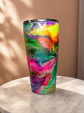 16oz multicolored insulated tumbler