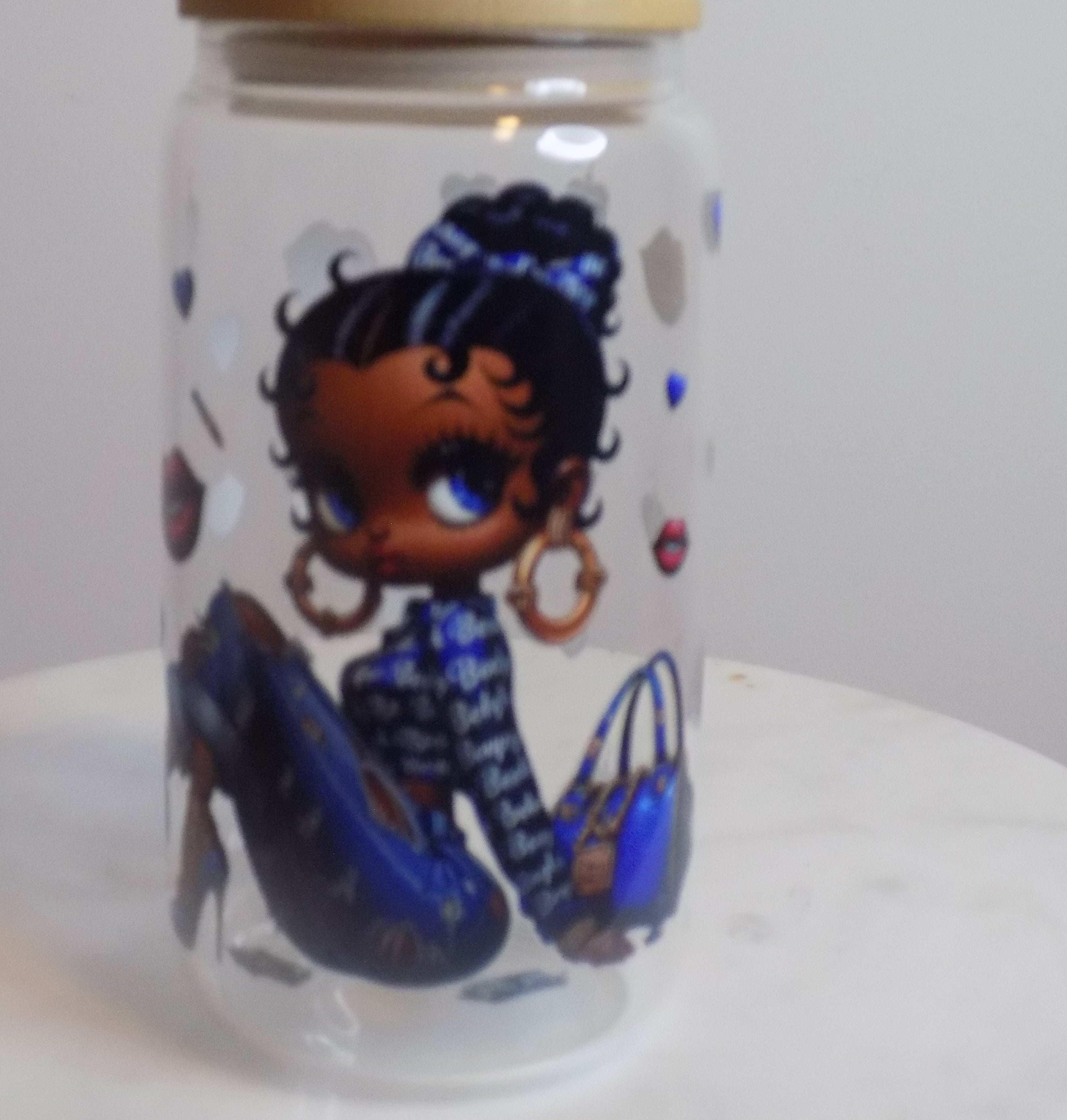 16oz Glass Bett Tumbler