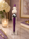 Purple ink pen
